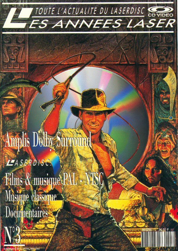 ANNEES LASER | LES magazine side cover Issue 3 April/May 1992
