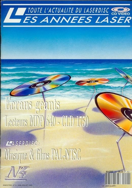 ANNEES LASER | LES magazine side cover Issue 4 June/July 1992