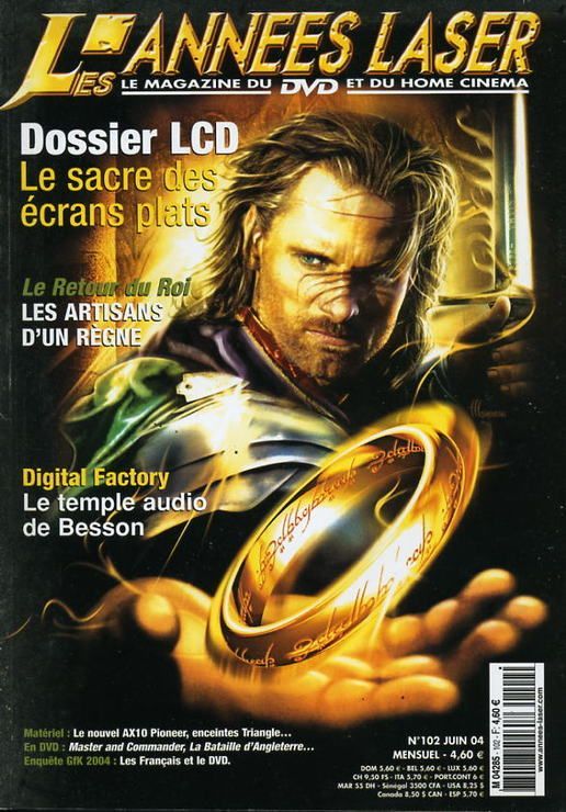 ANNEES LASER | LES magazine side cover Issue 102 June 2004