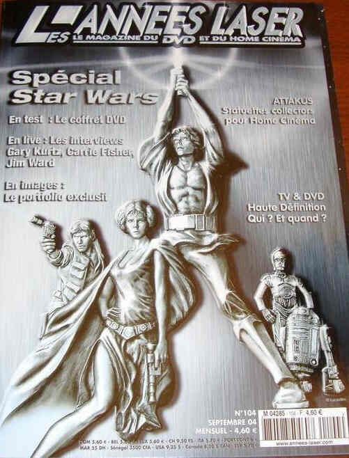 ANNEES LASER | LES magazine side cover Issue 104 September 2004
