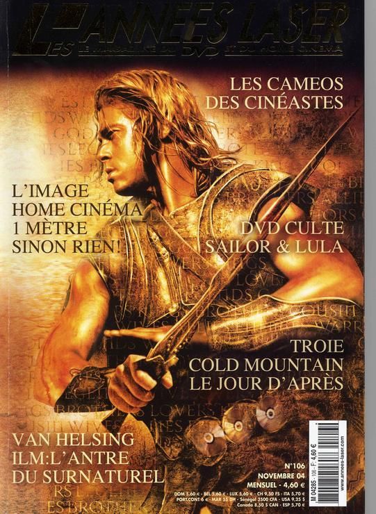 ANNEES LASER | LES magazine side cover Issue 106 November 2004