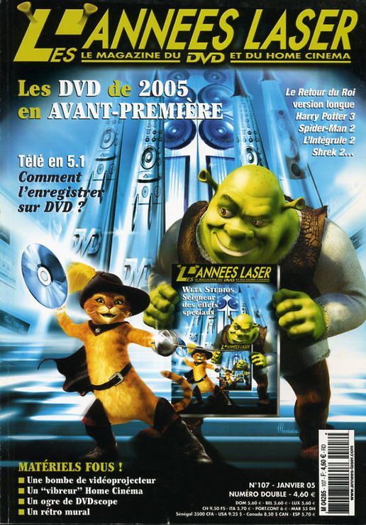 ANNEES LASER | LES magazine side cover Issue 107 January 2005