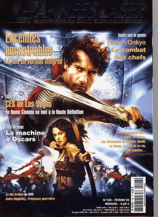 ANNEES LASER | LES magazine side cover Issue 108 February 2005