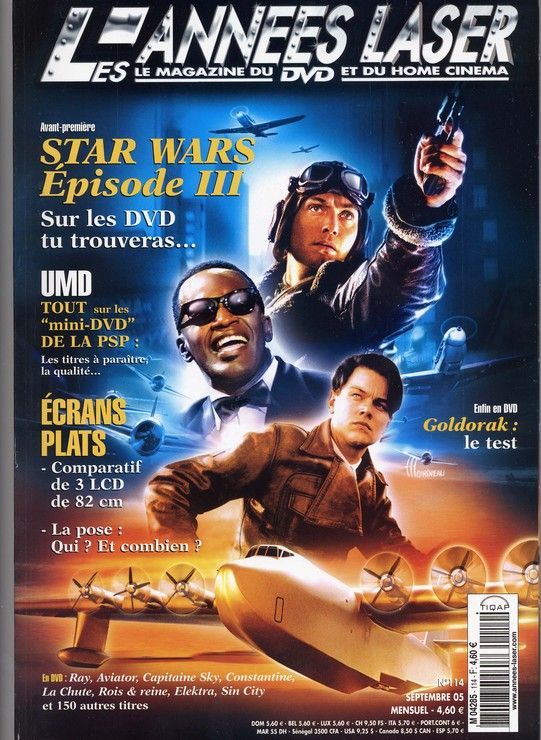 ANNEES LASER | LES magazine side cover Issue 114 September 2005