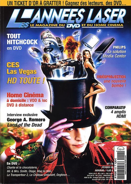 ANNEES LASER | LES magazine side cover Issue 118 February 2006