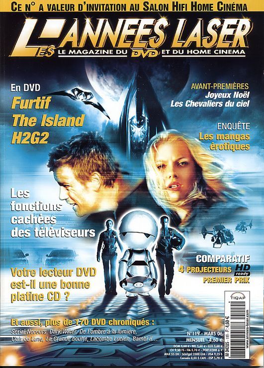 ANNEES LASER | LES magazine side cover Issue 119 March 2006