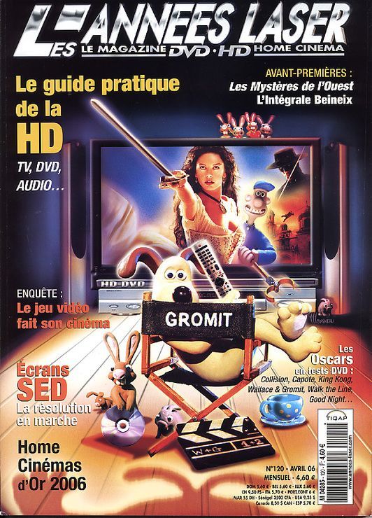 ANNEES LASER | LES magazine side cover Issue 120 April 2006