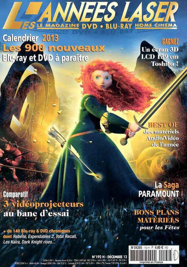 ANNEES LASER | LES magazine side cover Issue 192 December 2012