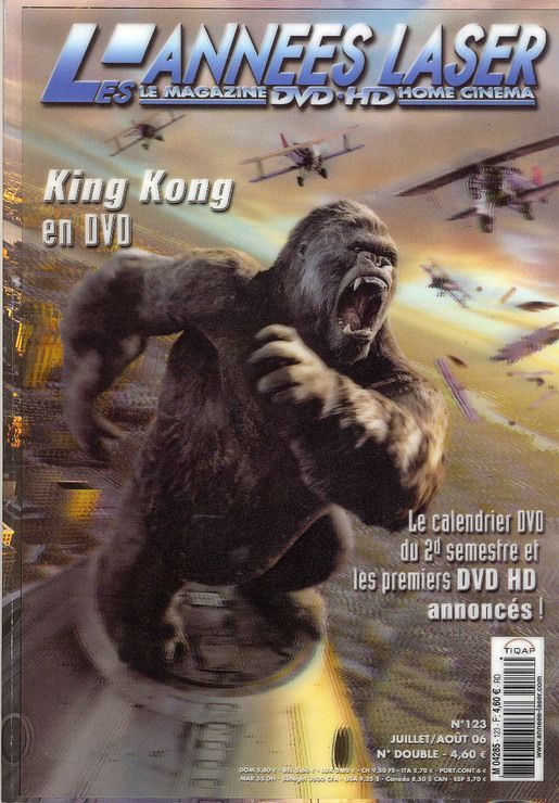 ANNEES LASER | LES magazine side cover Issue 123 July/August 2006