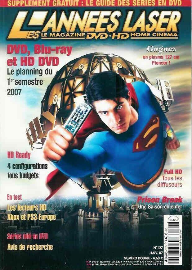 ANNEES LASER | LES magazine side cover Issue 127 Dec./January 2007