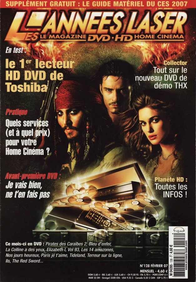 ANNEES LASER | LES magazine side cover Issue 128 February 2007