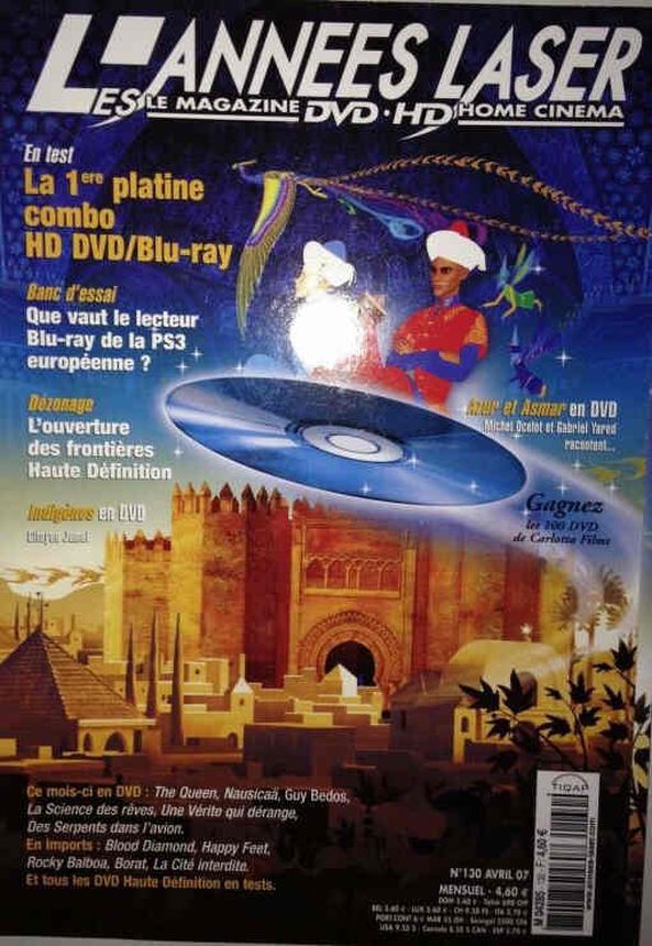 ANNEES LASER | LES magazine side cover Issue 130 April 2007