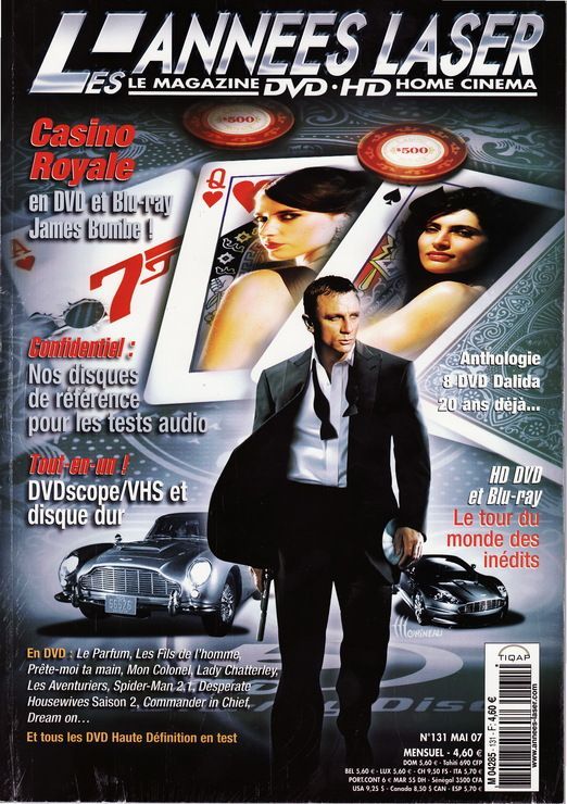 ANNEES LASER | LES magazine side cover Issue 131 May 2007