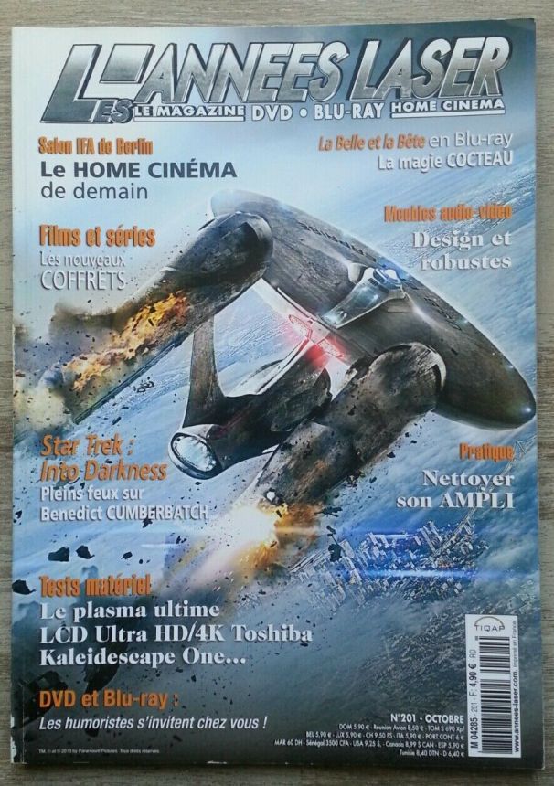 ANNEES LASER | LES magazine side cover Issue 201 October 2013