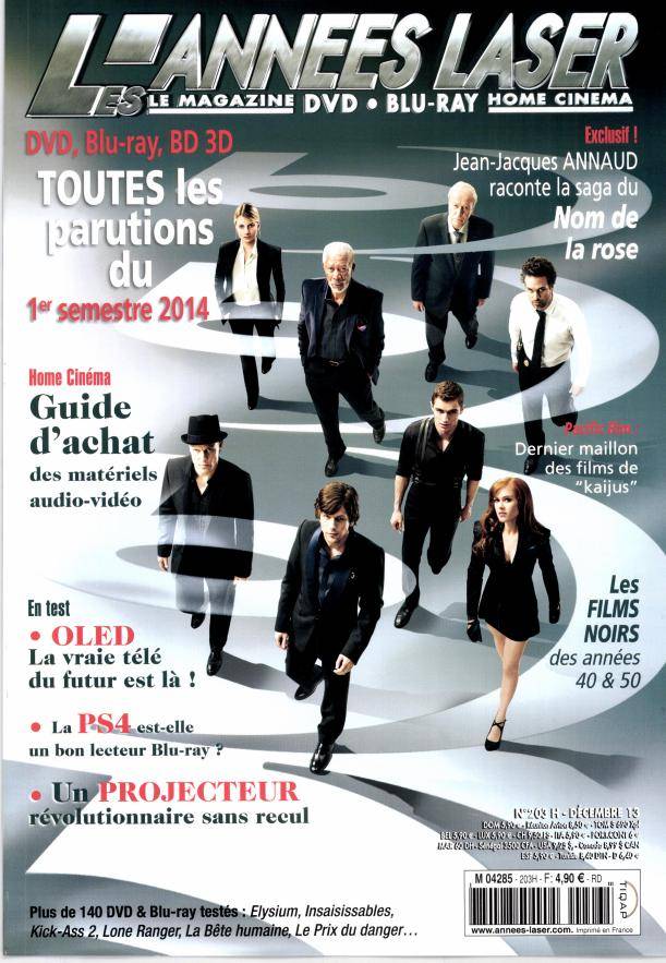 ANNEES LASER | LES magazine side cover Issue 203 December 2013