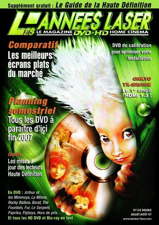 ANNEES LASER | LES magazine side cover Issue 133 July/August 2007
