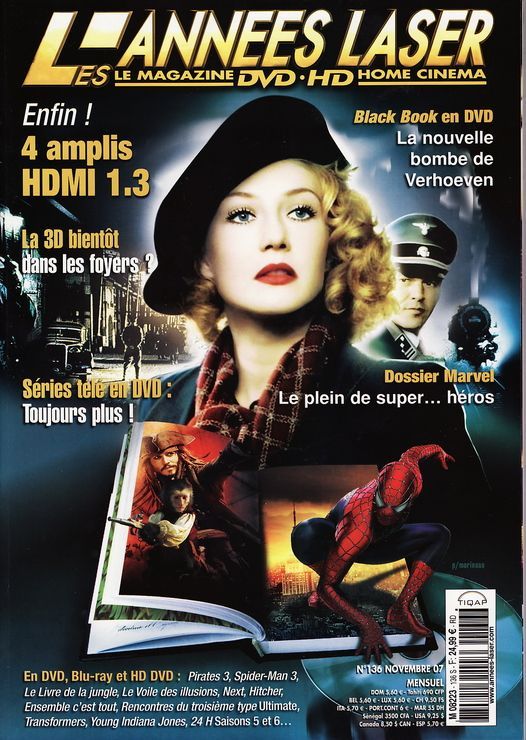 ANNEES LASER | LES magazine side cover Issue 136 November 2007