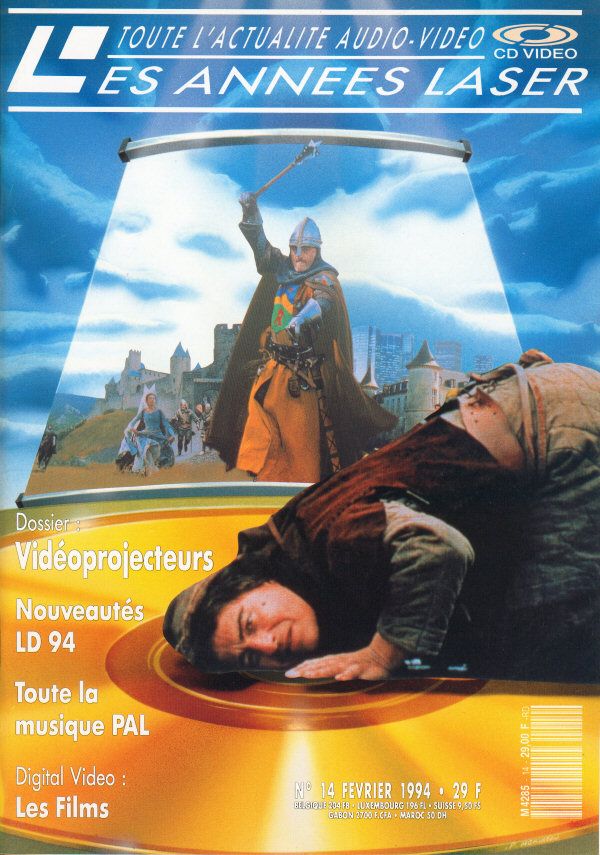 ANNEES LASER | LES magazine side cover Issue 14 February 1994