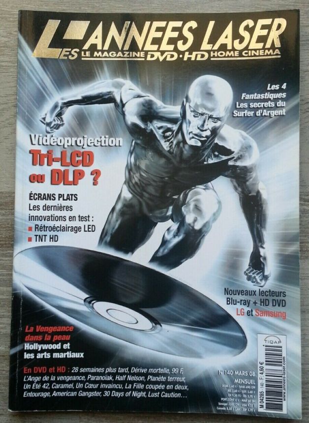 ANNEES LASER | LES magazine side cover Issue 140 March 2008
