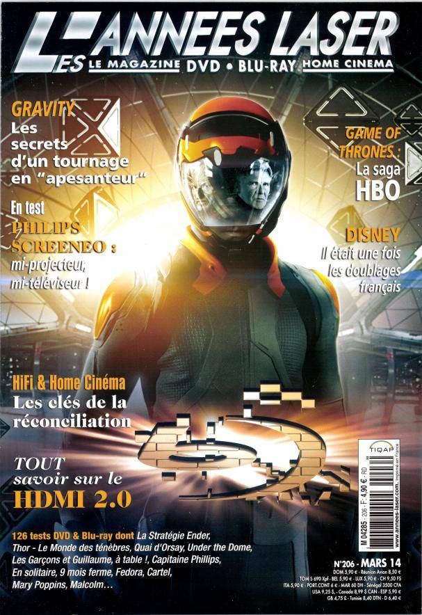 ANNEES LASER | LES magazine side cover Issue 206 March 2014