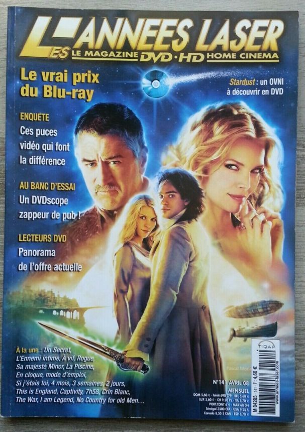 ANNEES LASER | LES magazine side cover Issue 141 April 2008