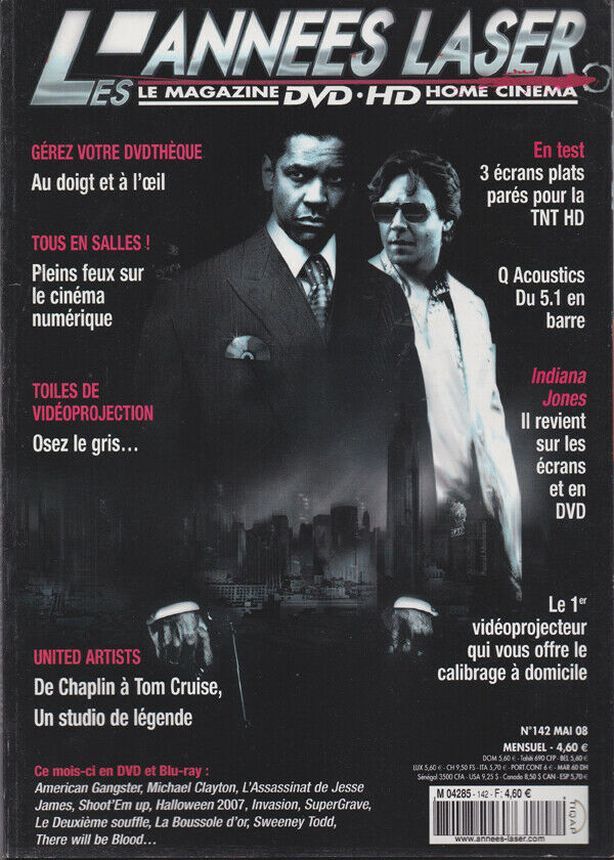 ANNEES LASER | LES magazine side cover Issue 142 May 2008