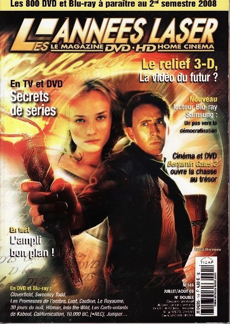 ANNEES LASER | LES magazine side cover Issue 144 July/August 2008