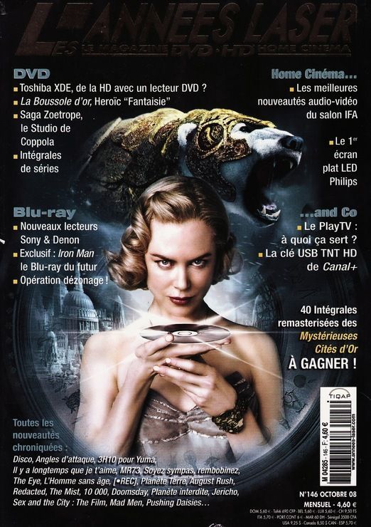 ANNEES LASER | LES magazine side cover Issue 146 October 2008