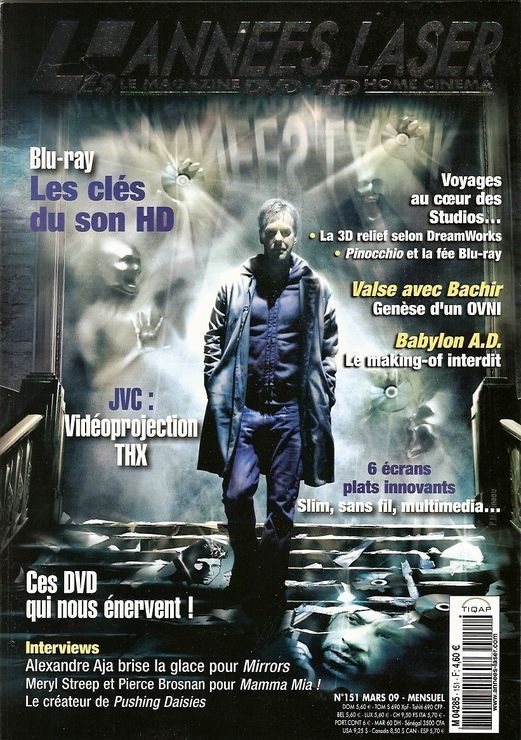 ANNEES LASER | LES magazine side cover Issue 151 March 2009