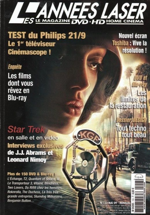 ANNEES LASER | LES magazine side cover Issue 153 May 2009
