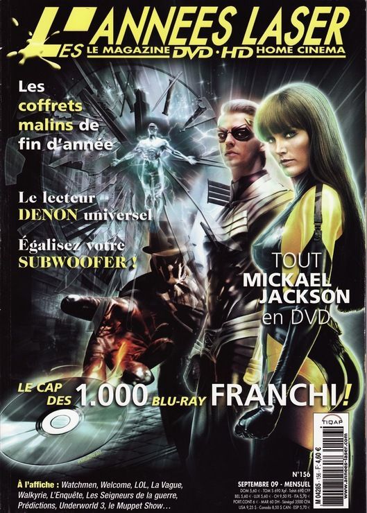 ANNEES LASER | LES magazine side cover Issue 156 September 2009