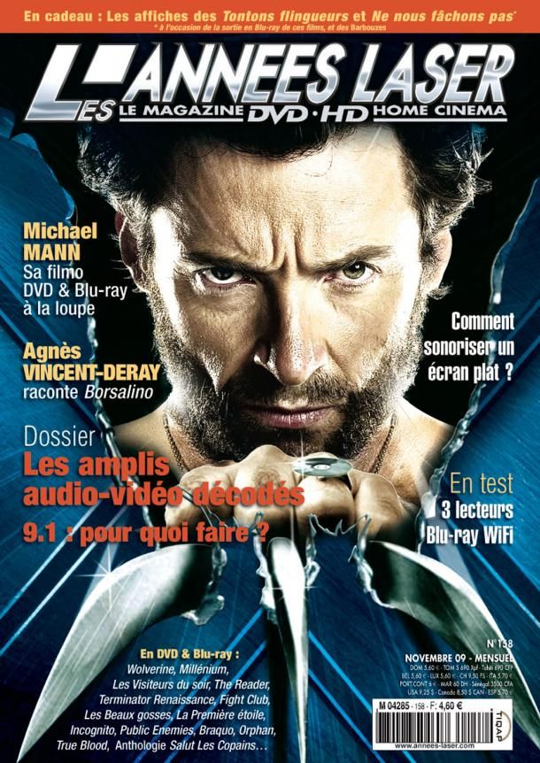 ANNEES LASER | LES magazine side cover Issue 158 November 2009