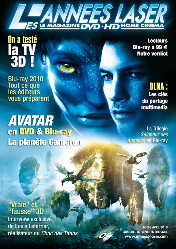ANNEES LASER | LES magazine side cover Issue 163 April 2010