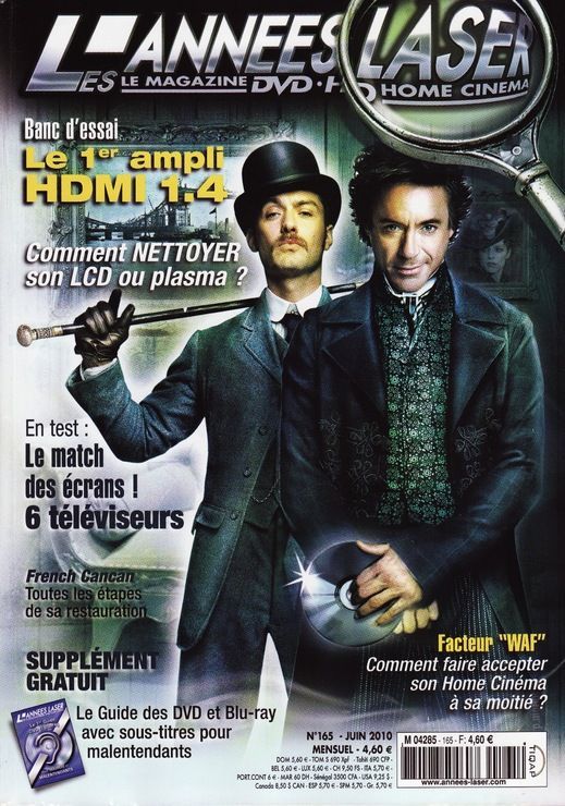 ANNEES LASER | LES magazine side cover Issue 165 June 2010