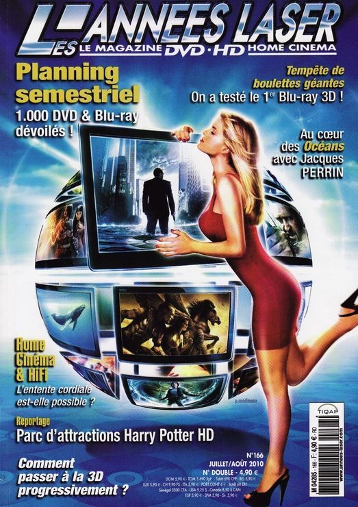 ANNEES LASER | LES magazine side cover Issue 166 July/August 2010