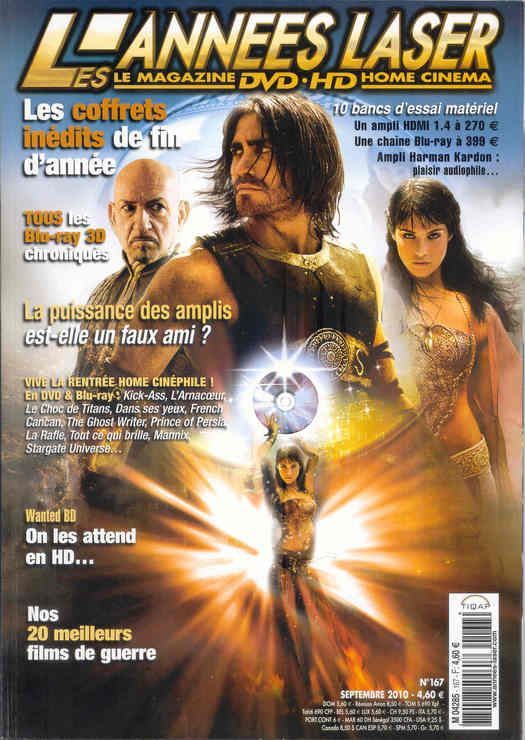 ANNEES LASER | LES magazine side cover Issue 167 September 2010