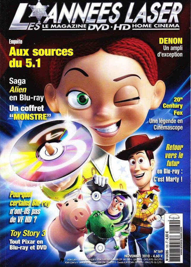 ANNEES LASER | LES magazine side cover Issue 169 November 2010