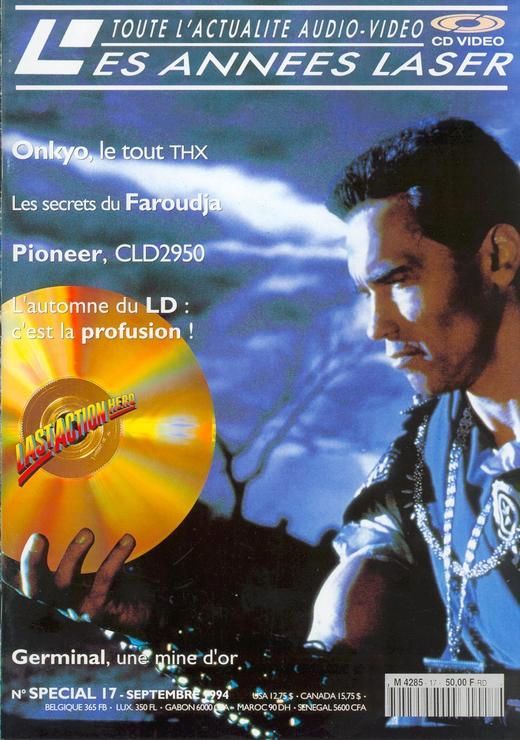 ANNEES LASER | LES magazine side cover Issue 17 September 1994