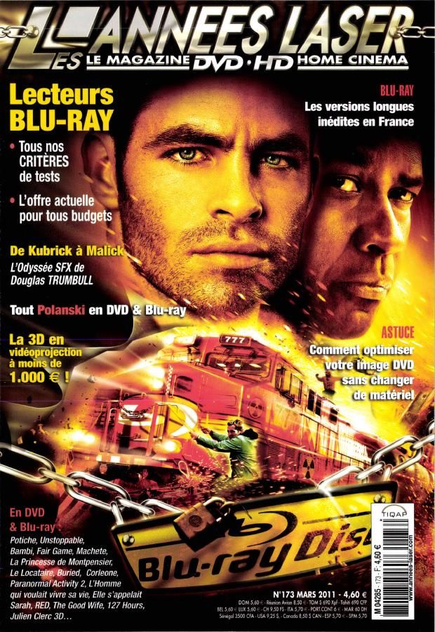 ANNEES LASER | LES magazine side cover Issue 173 March 2011