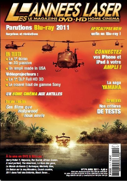 ANNEES LASER | LES magazine side cover Issue 174 April 2011