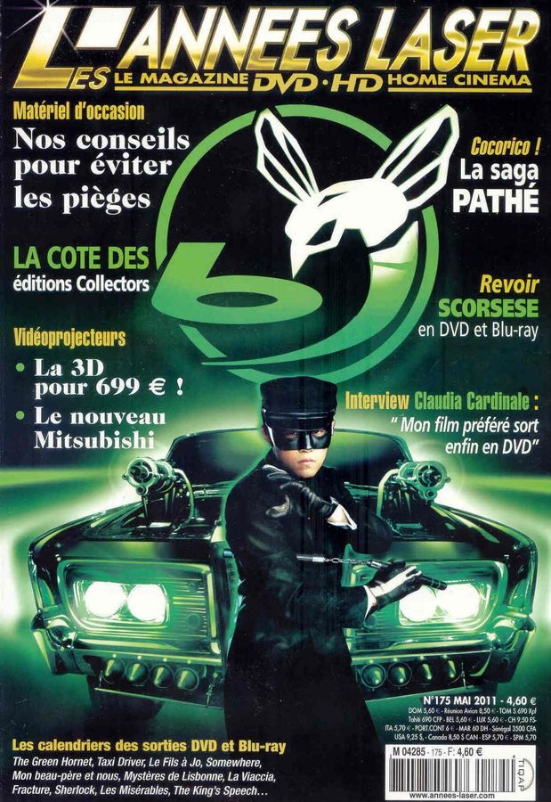 ANNEES LASER | LES magazine side cover Issue 175 May 2011