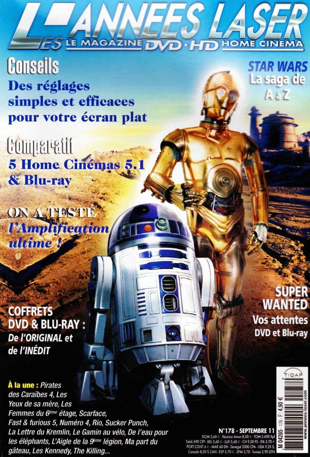 ANNEES LASER | LES magazine side cover Issue 178 September 2011