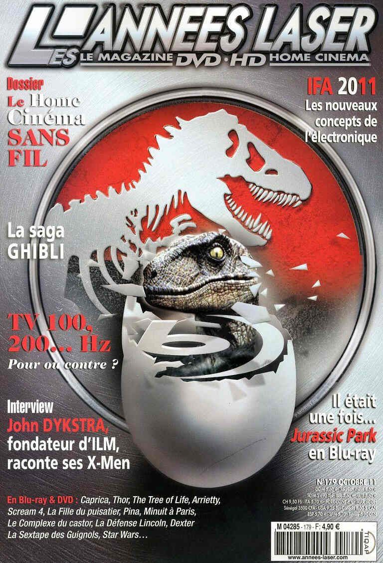 ANNEES LASER | LES magazine side cover Issue 179 October 2011