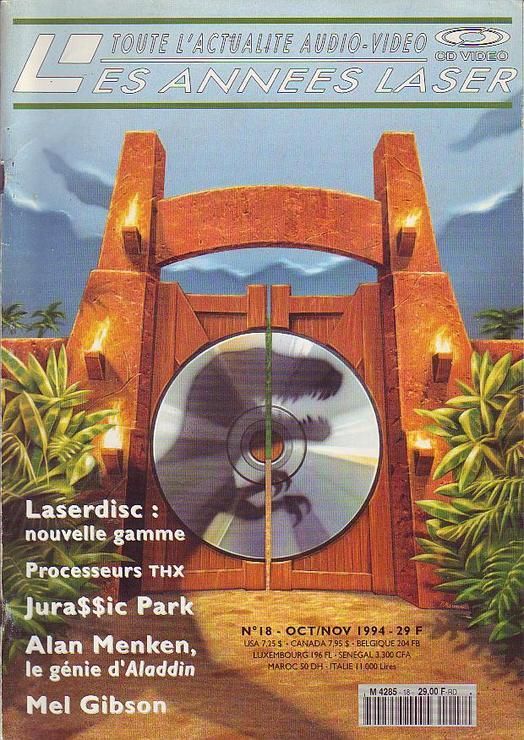 ANNEES LASER | LES magazine side cover Issue 18 October/November 1994