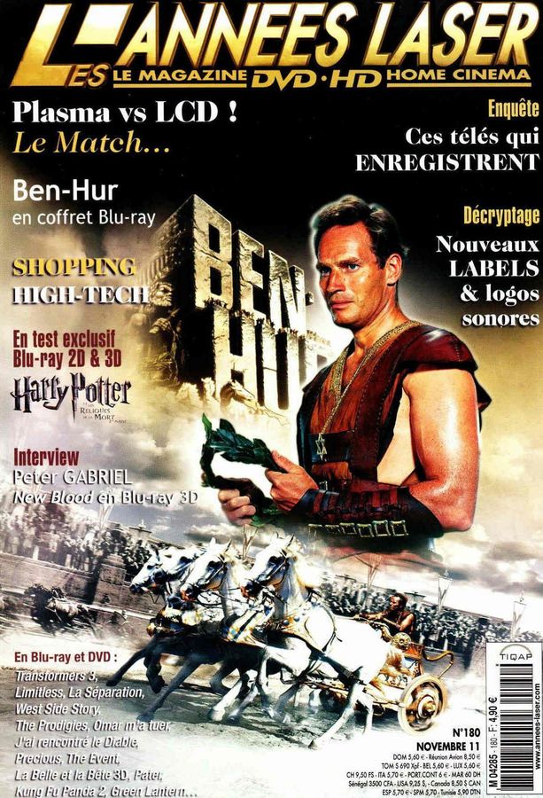 ANNEES LASER | LES magazine side cover Issue 180 November 2011