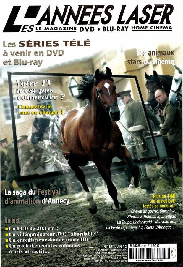 ANNEES LASER | LES magazine side cover Issue 187 June 2012