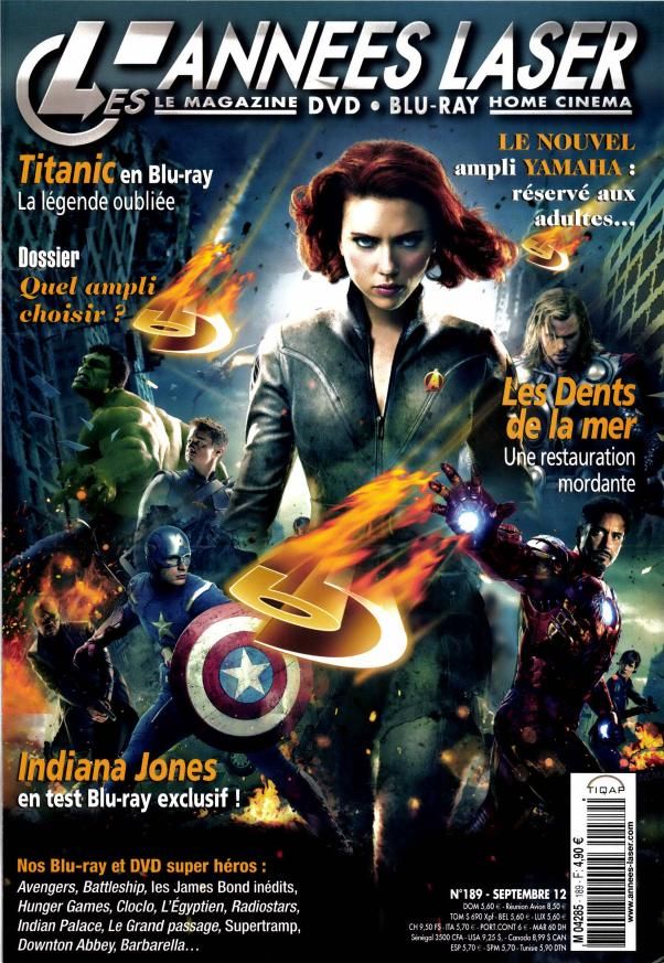 ANNEES LASER | LES magazine side cover Issue 189 September 2012
