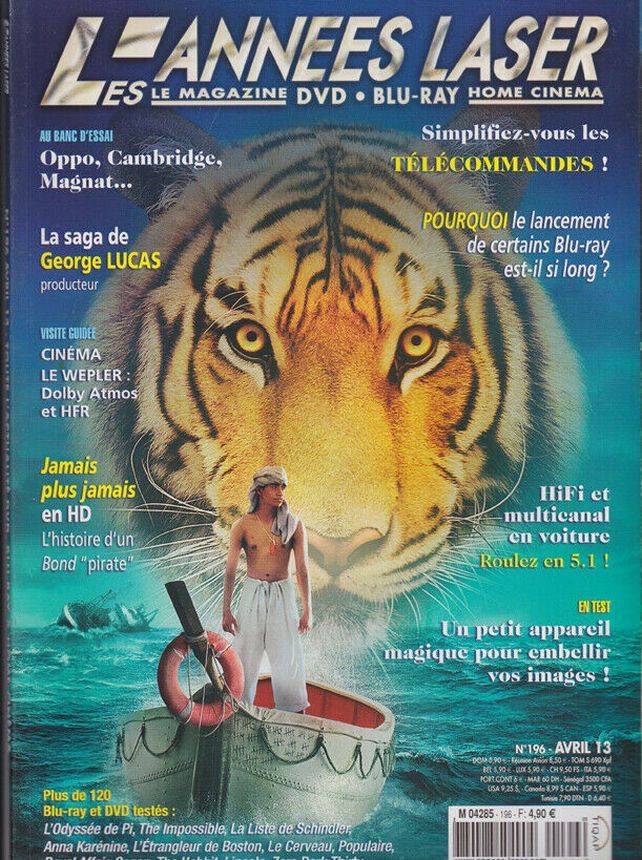 ANNEES LASER | LES magazine side cover Issue 196 April 2013