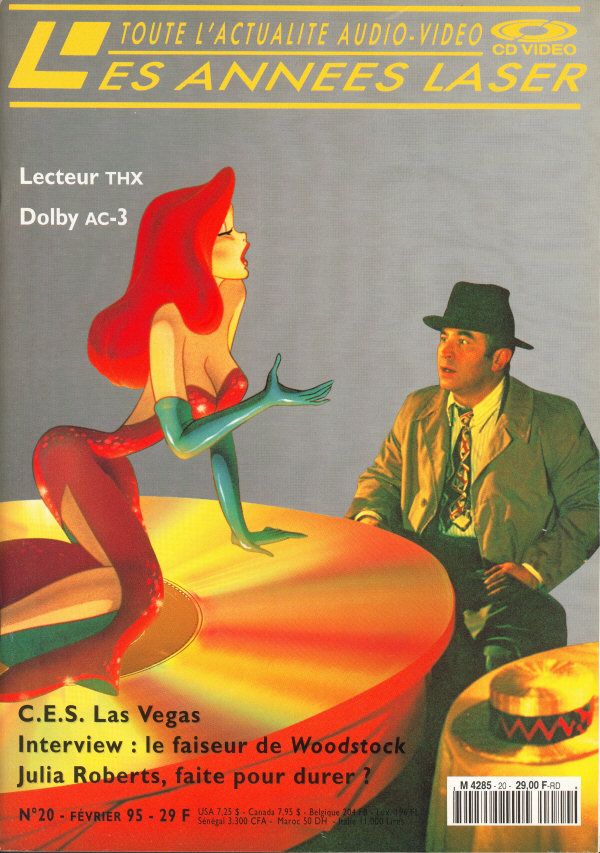 ANNEES LASER | LES magazine side cover Issue 20 February 1995
