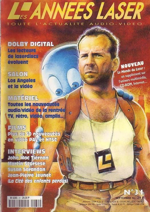 ANNEES LASER | LES magazine side cover Issue 31 September 1996